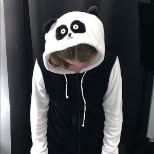 EUC panda bear onesie